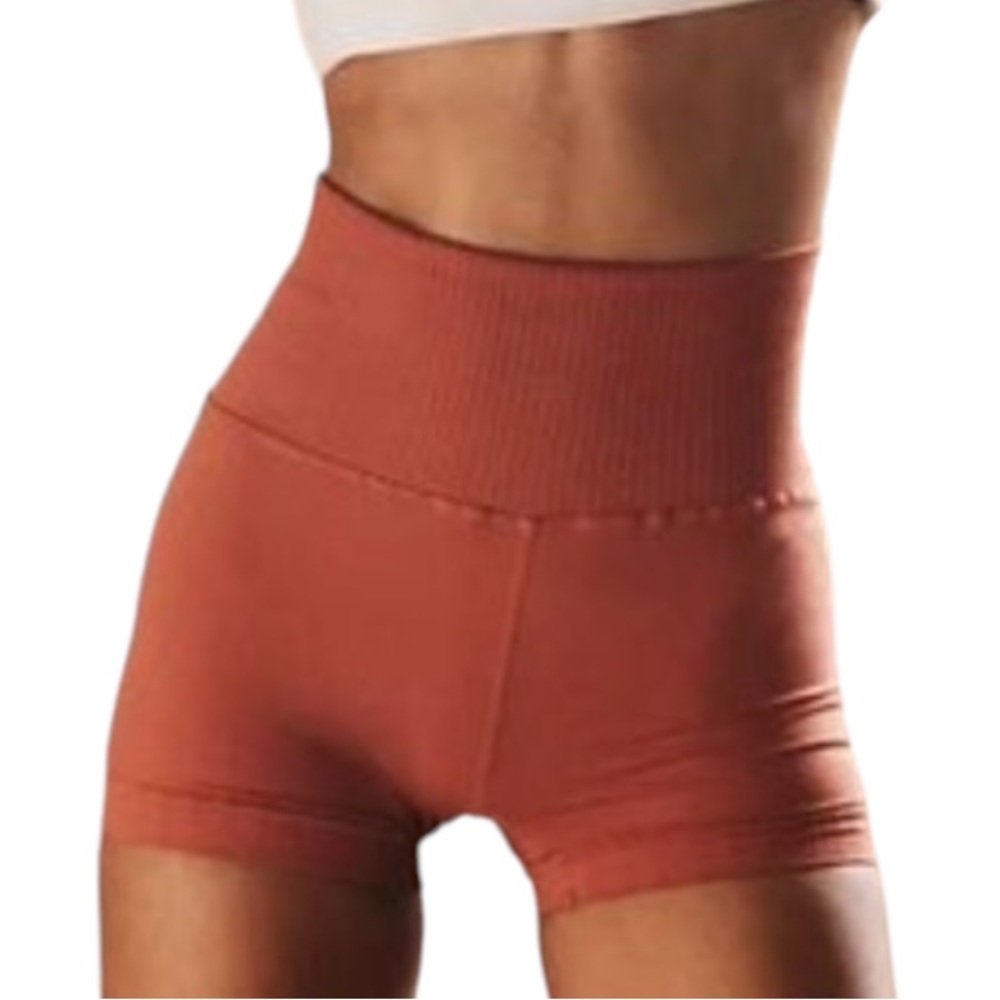 Free People Movement Good Karma Shorts XS/S Sequoia (like Coconut Shell) NWOT